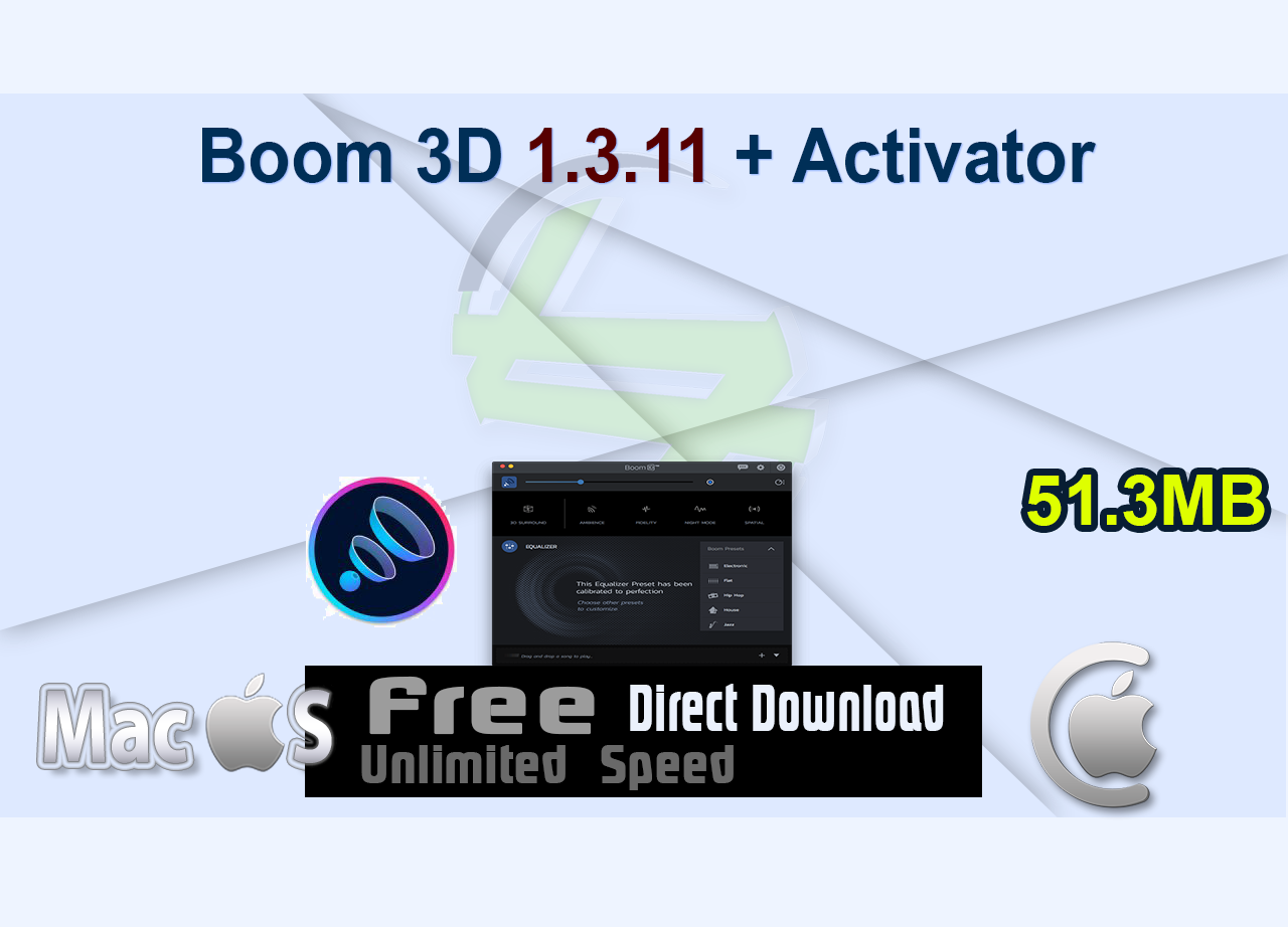 Boom 3D 1.3.11 + Activator