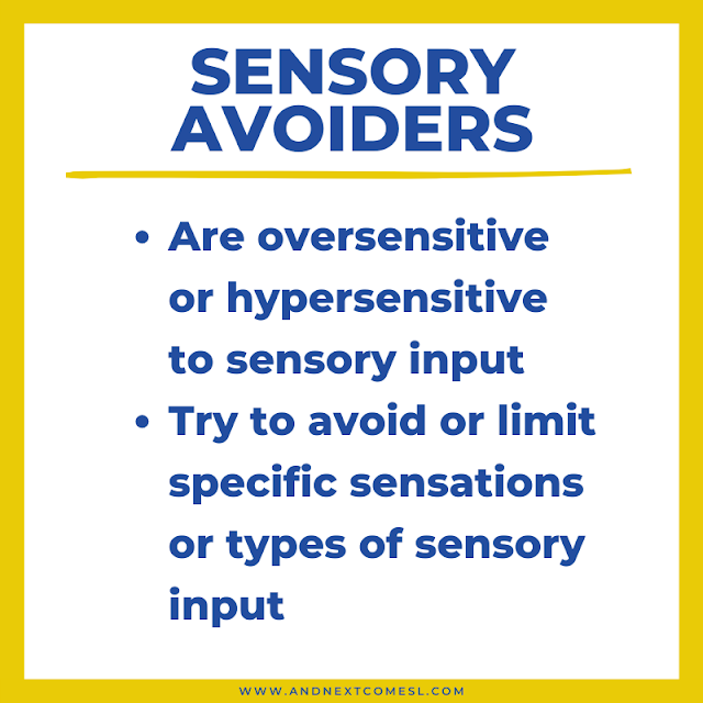 Sensory avoiding definition