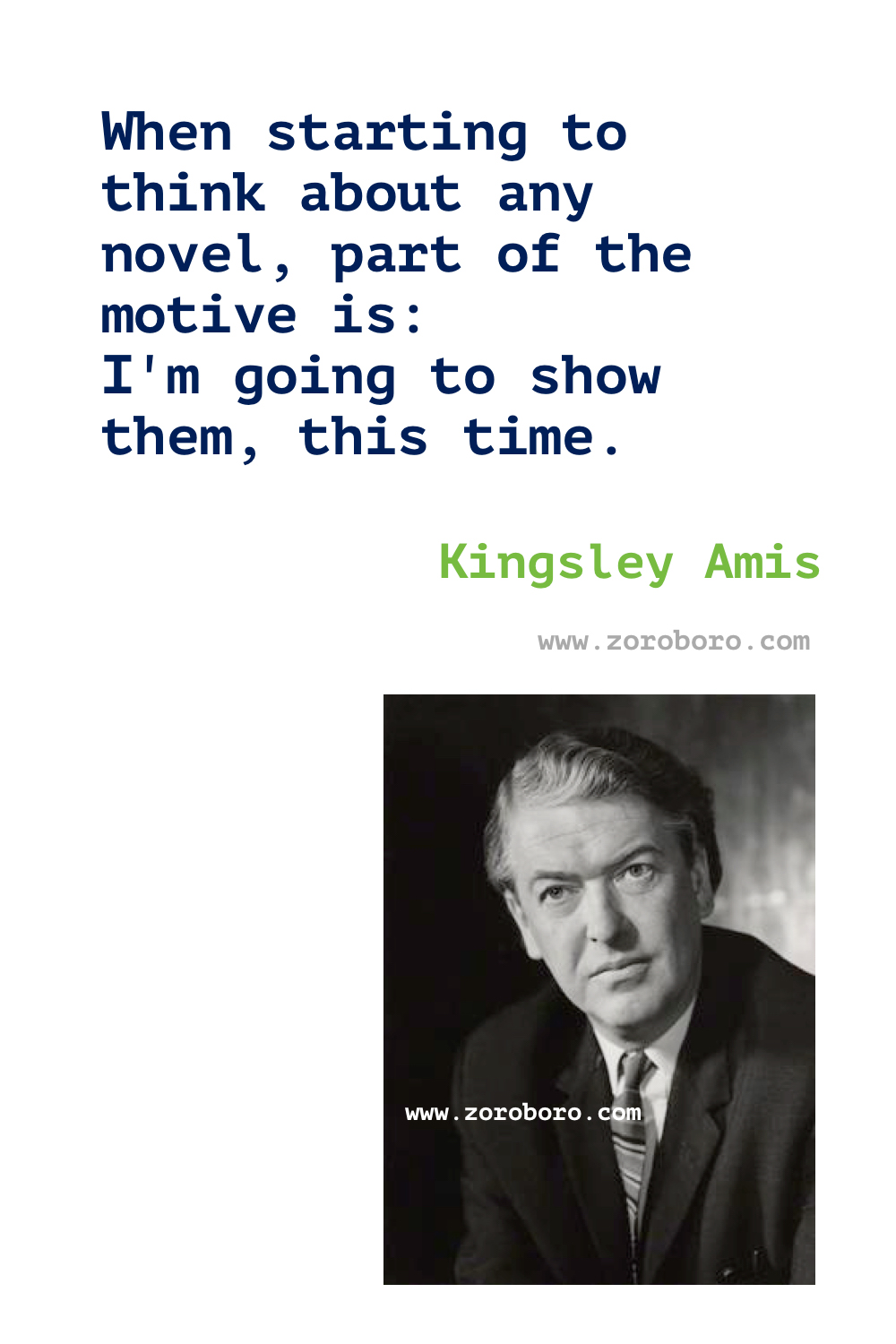 Kingsley Amis Quotes. Kingsley Amis (Author of Lucky Jim). Kingsley Amis Books Quotes. Kingsley Amis Quotes.