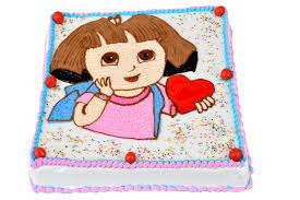 Cartoon Cake for a girl child