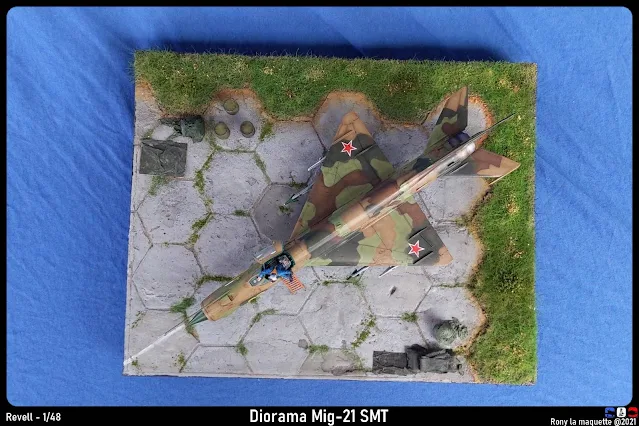 Diorama Mig-21 SMT.