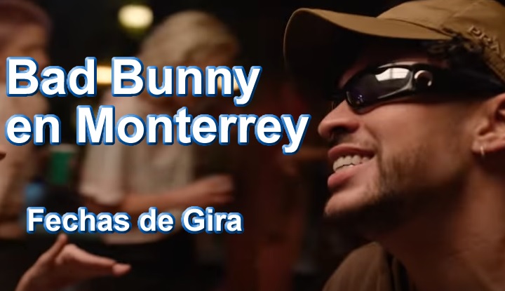 Cantante Bad Bunny en Monterrey