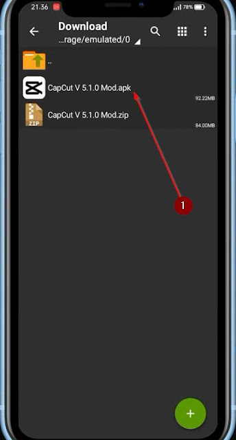 Download dan install capcut mod apk dari hp android terbaru