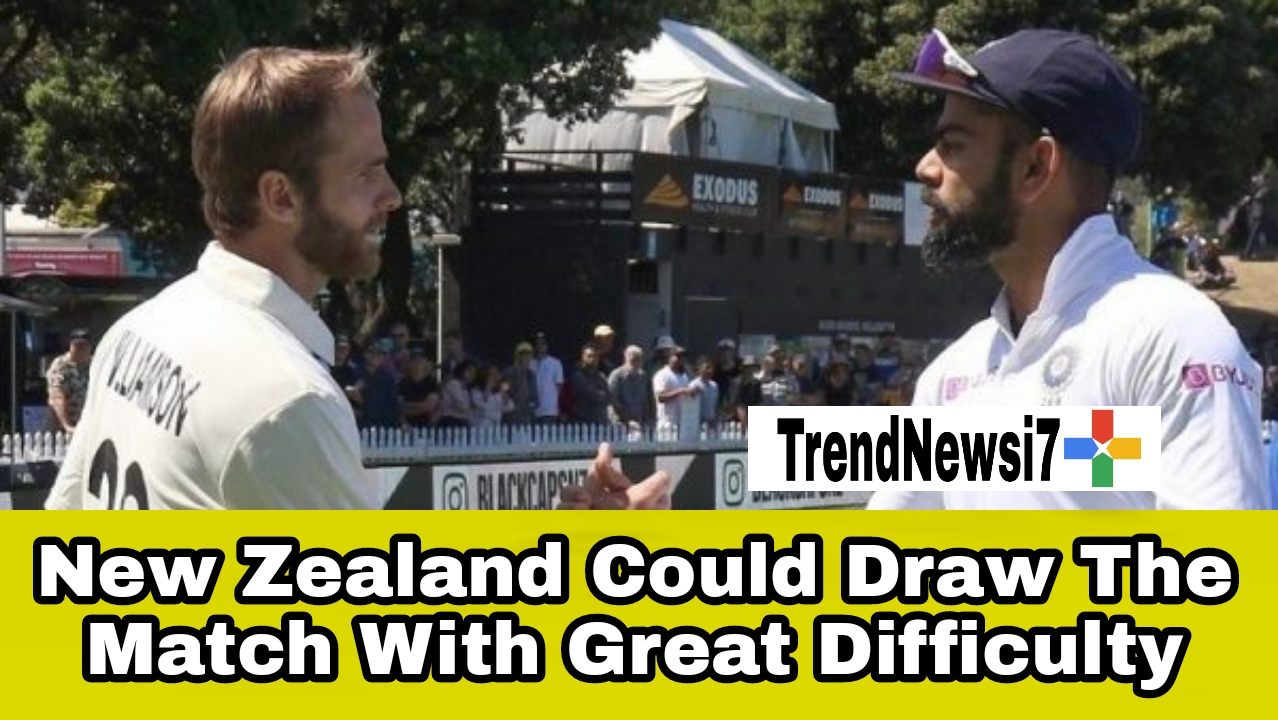 New Zealand Could Draw The Match With Great Difficulty