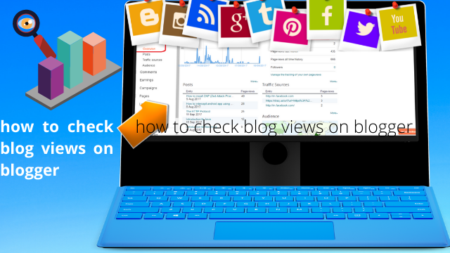 how to check blog views on blogger