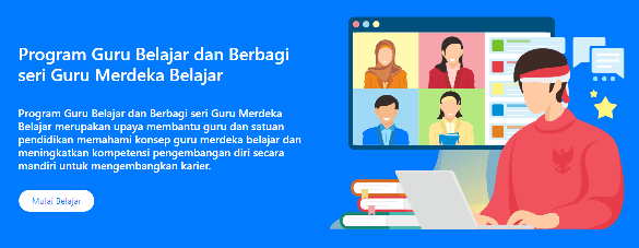 Jadwal Pendaftaran Diklat Program Guru Belajar dan Berbagi seri Guru Merdeka Belajar Periode Oktober – Desember 2021