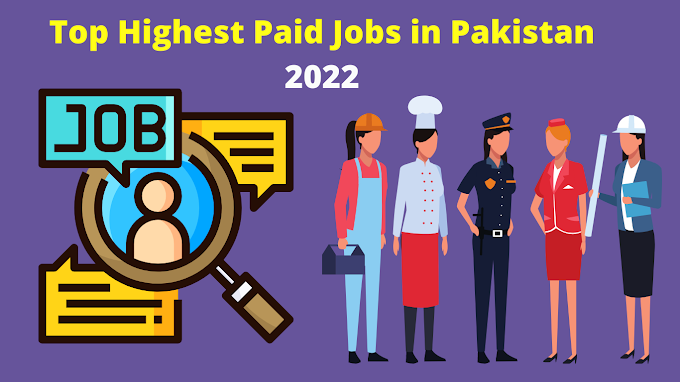 Top Highest Paid Jobs in Pakistan 2022