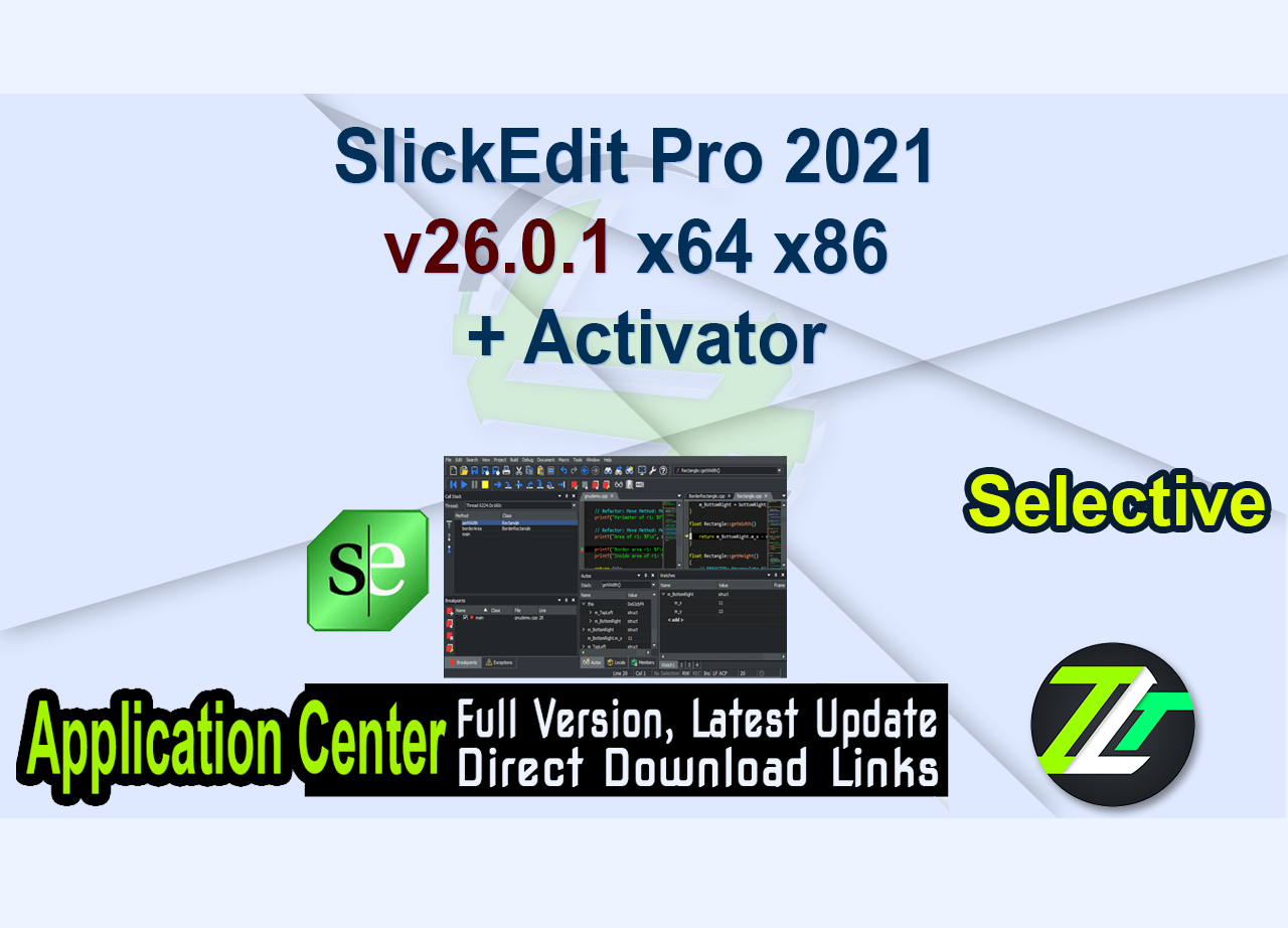 SlickEdit Pro 2021 v26.0.1 x64 x86 + Activator