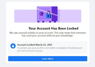 How to unlock Facebook account