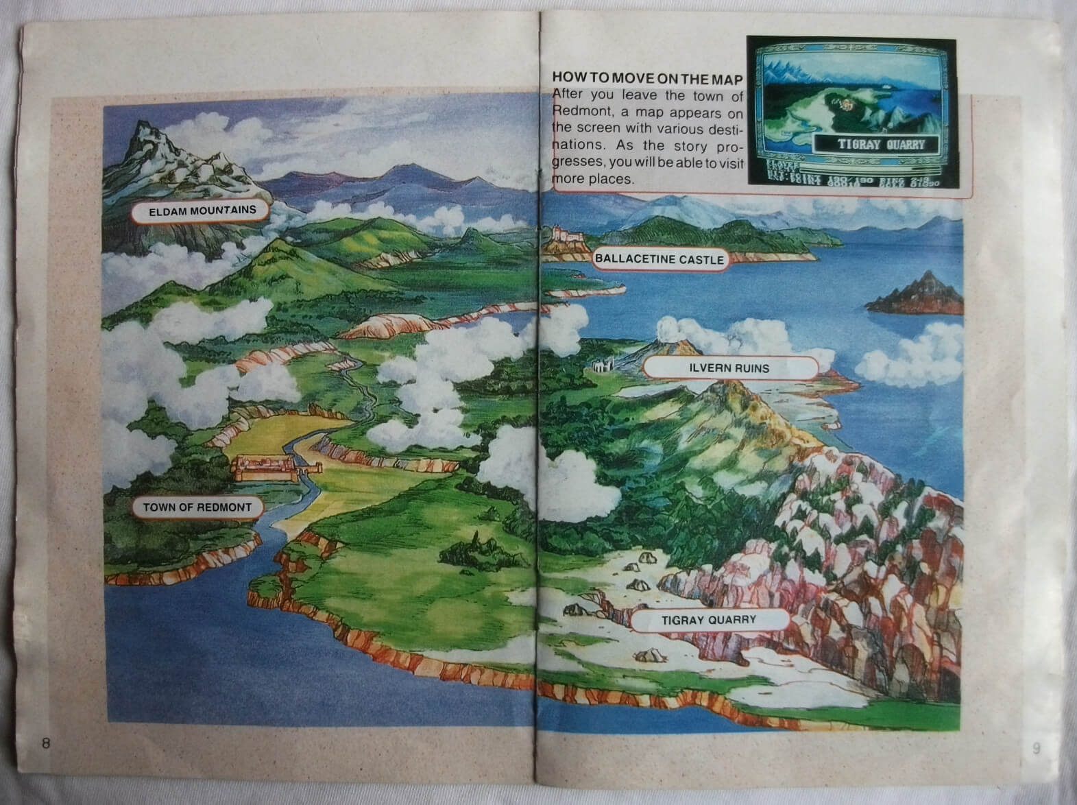 El Pequeño Rincón de los Grandes RPG - Ys III: Wanderers from Ys - Manual interior