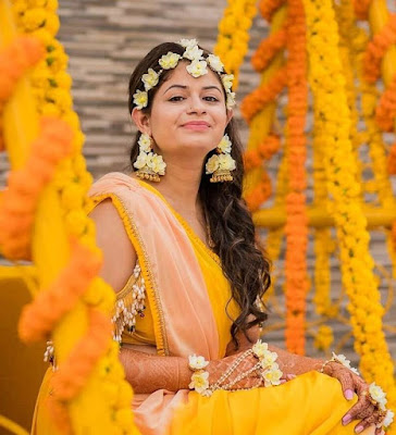 Yellow Saree For Haldi Ceremony