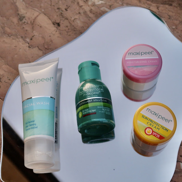 Maxi-Peel skin care system review + how to use morena filipina skin care blog