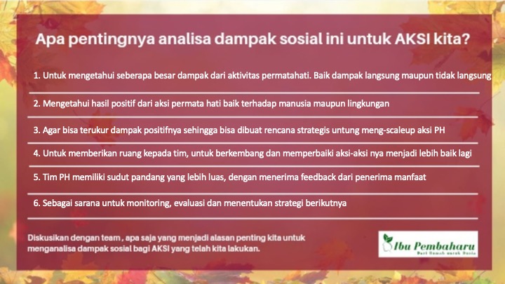 Analisa Dampak Sosial Aksi Permata Hati