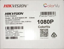 Hikvision Camera Box Pack Serial Number Model Number location