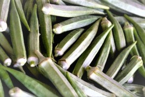 okra is available in the market.