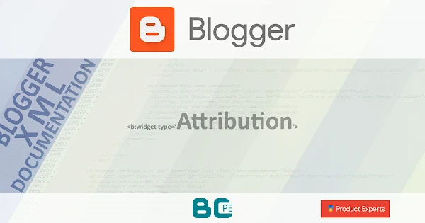 Blogger - Les inclusions du gadget Attribution