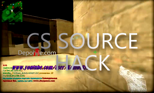 CS Source v92 Material Wallhack, No Flash Hilesi İndir Bansız