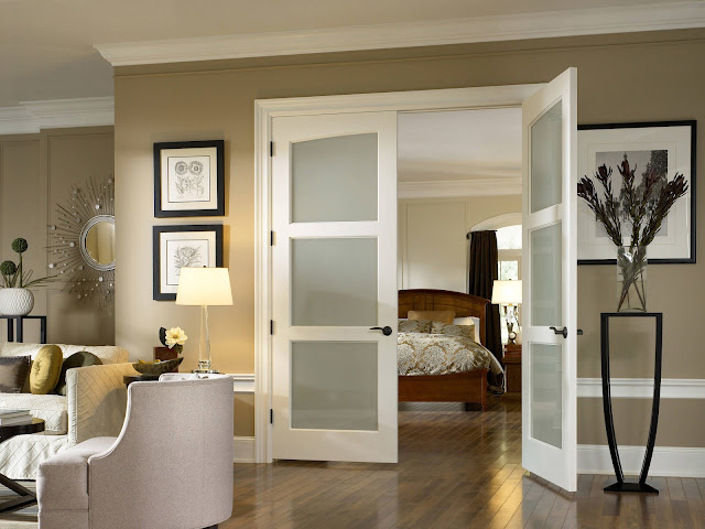 interior double doors with glass