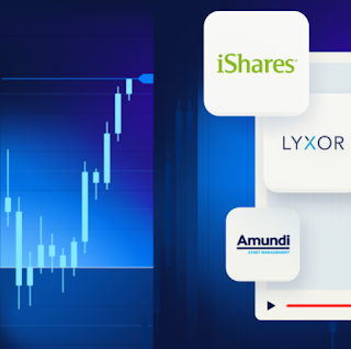 Logos de blackrock amundi y lyxor