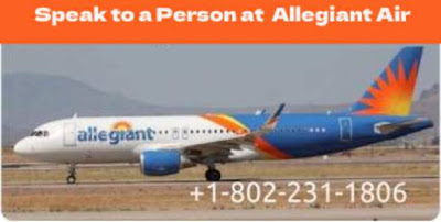 Talk to live person at Allegiant Air