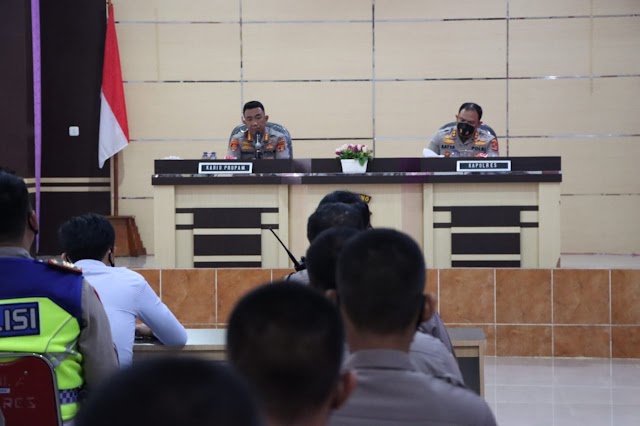 Kabid Propam Polda Lampung Melaksanakan Mitigasi dijajaran Polres Tanggamus