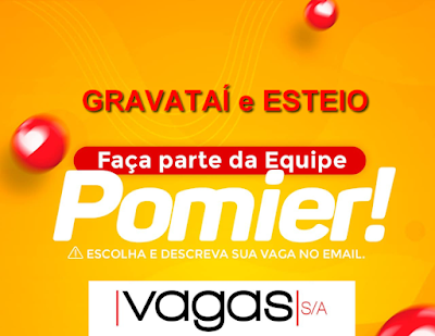 Super Pomier seleciona funcionários em Gravataí e Esteio