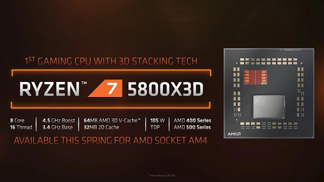 AMD Ryzen 7 5800X3D desktop CPU