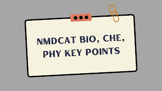 Best and top nmdcat Key Points
