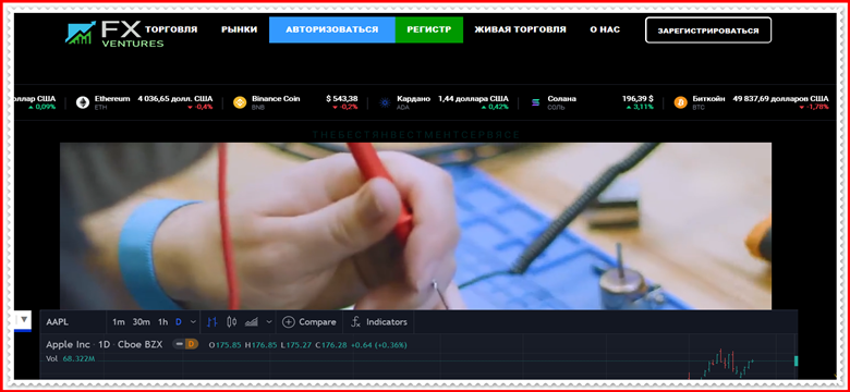 Мошеннический проект fxventures.ltd – Отзывы, развод, мошенники. Обзор компании FX Ventures