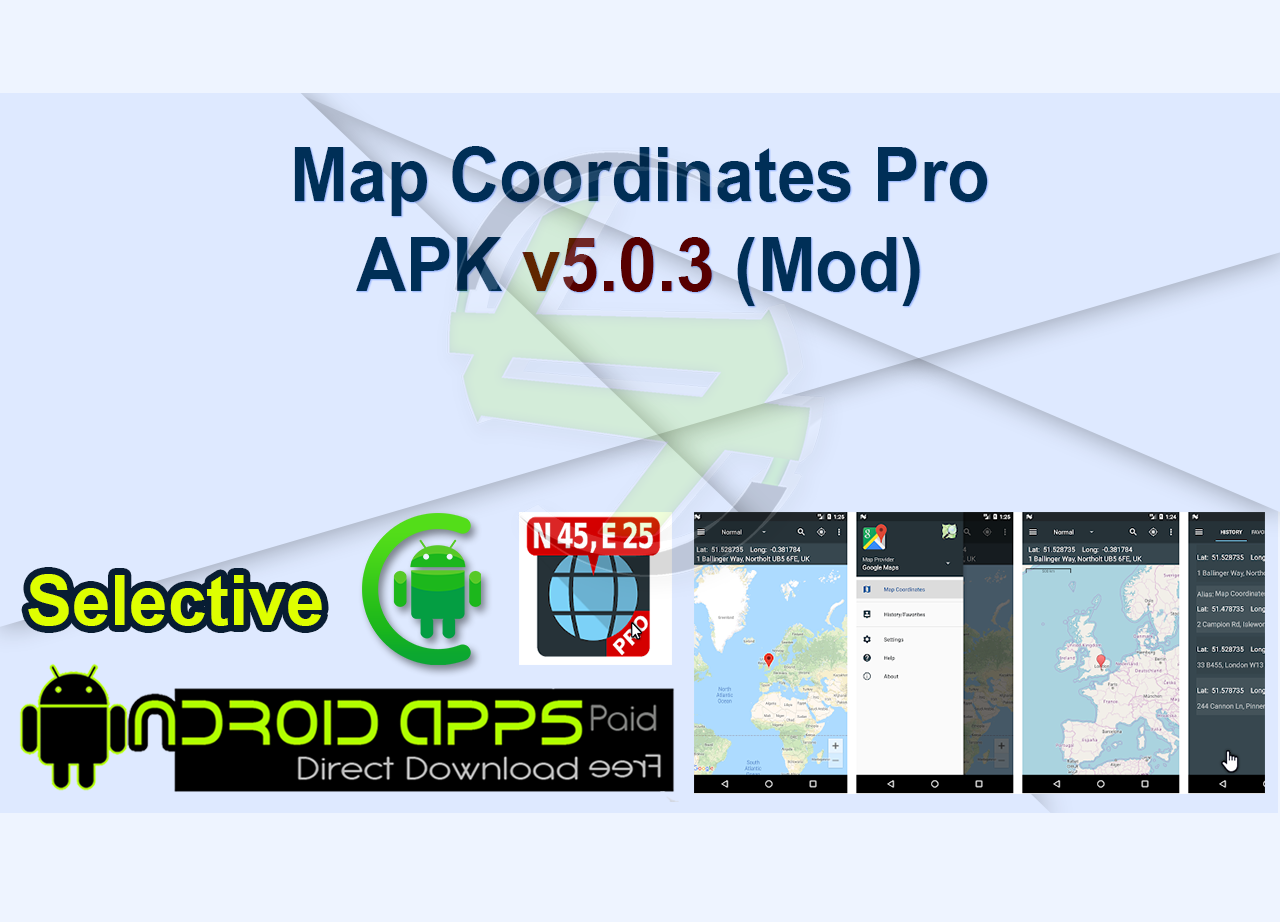 Map Coordinates Pro APK v5.0.3 (Mod)