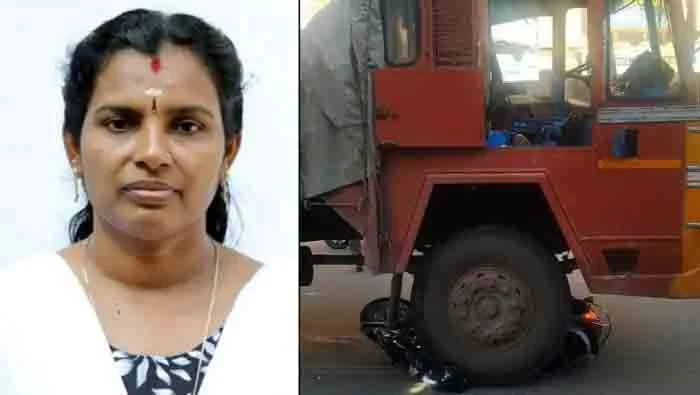 Woman died in scooter accident, Kottayam, News, Local News, Accidental Death, Hospital, Obituary, Kerala