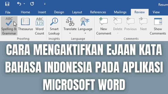 Cara Mengaktifkan Ejaan Kata Bahasa Indonesia Pada Aplikasi Microsoft Word Dan Menonaktifkan Dengan Mudah Di dalam mengaktifkan dan menonaktifkan memeriksa typo di word atau memeriksa ejaan dan tata bahasa di aplikasi microsoft word windows dan mac os, bisa mengikuti langkah-langkah ini :  Mengaktifkan atau Menonaktifkan Pemeriksa Ejaan Dan Tata Bahasa Di Word Windows Untuk mengaktifkan pemeriksa ejaan dan tata bahasa di aplikasi microsoft Word Windows silahkan ikuti langkah ini :  Buka opsi ejaan dan tata bahasa Word di menu File, klik Opsi atau Options, kemudian klik Pemeriksa Ejaan atau Spell Checker. Centang atau hapus centang kotak Periksa ejaan (Check spelling as you type) saat mengetik. Dalam program yang memiliki pemeriksaan tata bahasa otomatis, juga dapat mencentang atau menghapus centang kotak Tandai kesalahan tata bahasa (Mark grammar errors as you type) saat mengetik.     Mengaktifkan atau Menonaktifkan Pemeriksa Ejaan Dan Tata Bahasa Di Word macOS Untuk mengaktifkan pemeriksa ejaan dan tata bahasa di aplikasi microsoft Word macOs silahkan ikuti langkah ini : Pada menu Word, klik Preferensi > Ejaan & Tata Bahasa. Dalam kotak dialog Ejaan & Tata Bahasa, di bawah Ejaan, centang atau kosongkan kotak Periksa ejaan saat mengetik. Di bawah Tata Bahasa, centang atau kosongkan kotak Periksa tata bahasa saat mengetik. Tutup kotak dialog untuk menyimpan perubahan.   Nah itu dia bagaimana cara mengaktifkan ejaan kata bahasa indonesia pada aplikasi microsoft word dan menonaktifkan dengan mudah. Melalui bahasan di atas bisa diketahui mengenai langkah-langkah mengaktifkan pemeriksa ejaan dan tata bahasa di word melalui windows dan mac os. Mungkin hanya itu yang bisa disampaikan di dalam artikel ini, mohon maaf bila terjadi kesalahan di dalam penulisan, dan terimakasih telah membaca artikel ini."God Bless and Protect Us"