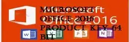 Microsoft Office 2016 Product Key 64 Bit