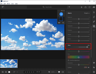 How to edit sky in photo