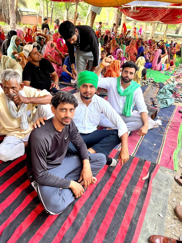 भारतीय किसान परिषद का 250 वे अनिश्चितकालीन धरने  जारी रहा है ।