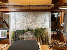 Current tapestry on the loom