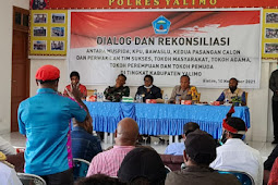 Ribka Haluk dan Forkopimda Yalimo Gelar Dialog dan Rekonsiliasi Jelang PSU Tahap II