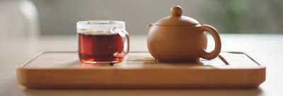 a cup of tea on a table