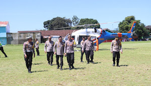 Wakapolda Jabar Tinjau Persiapan Arus Mudik Lebaran di Wilkum Polres Sukabumi