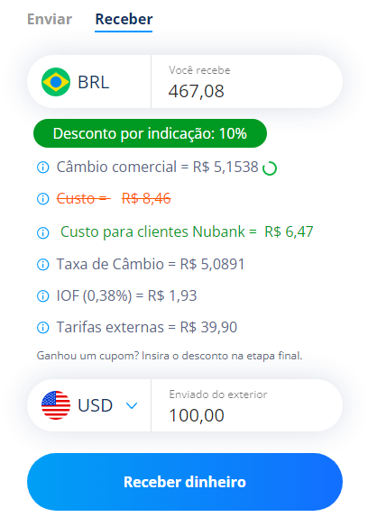 receber do adsense pelo remessa online parceria nubank desconto 15%