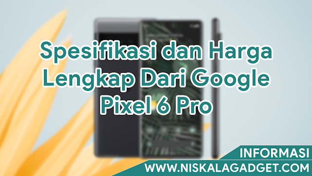 Spesifikasi dan Harga Lengkap Dari Google Pixel 6 Pro