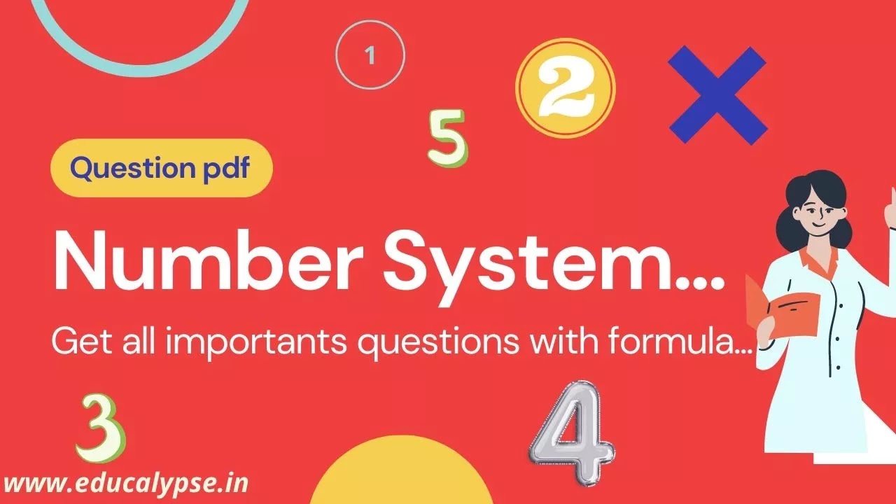 Number System| Formula of Number System| Get Number System Questions Pdf with Solutions|