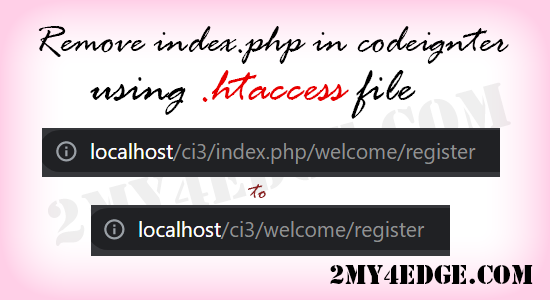 Remove index.php in codeigniter url using .htaccess