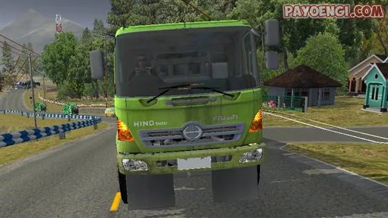 mod hino dual face trailer paku bumi