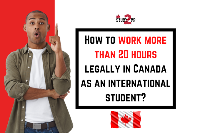 How to work more than 20 hours legally in Canada as an international student?