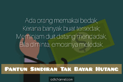 pantun sindiran hutang