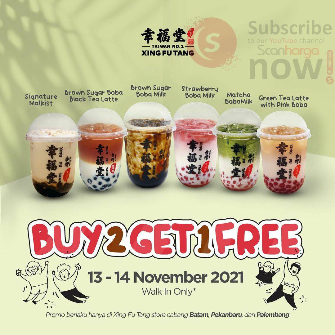 XING FU TANG Promo BUY 2 GET 1 FREE