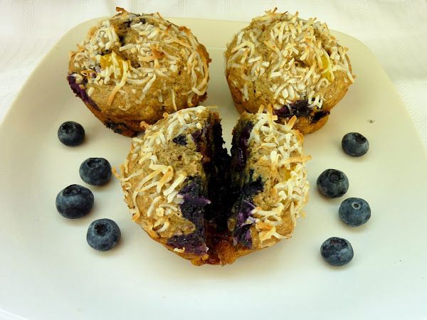 Banana Blueberry Mango Muffins