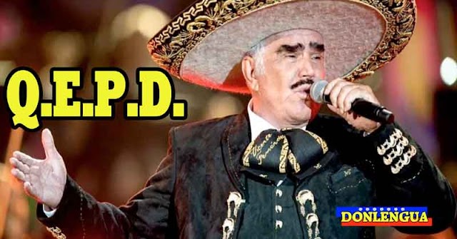 QEPD | Falleció el cantante mexicano Vicente Fernández