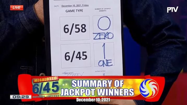 Lone bettor wins Php 84-M Mega Lotto jackpot